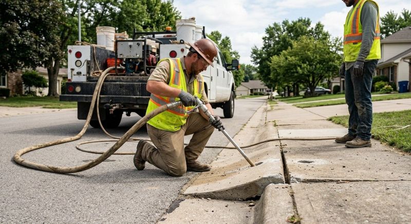 Sidewalk Leveling in Columbus, OH