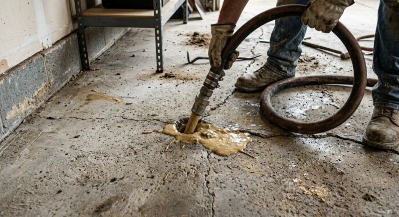 Sunken Slab Repair in Des Moines, IA